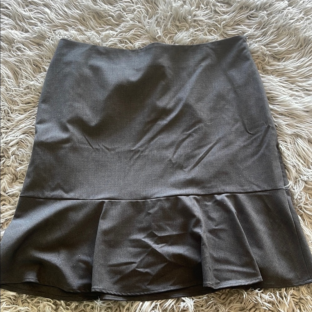 Worthington Black Trumpet Mini Skirt Work